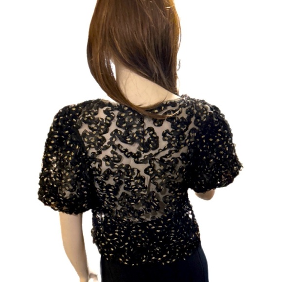 Zara Top in Black Tulle - Picture 4 of 4